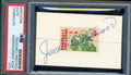 Jack Christensen PSA DNA Coa Hand Signed 1969 Football Stamp Display Autograph