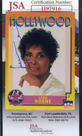 Lena Horne JSA Coa Hand Signed 1991 Starline Hollywood Card Autograph