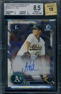 Aj Puk Beckett Nm Mt 8.5 2016 Bowman Chrome Rookie