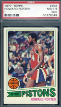 Howard Porter Psa Mint 9 1977 78 Topps