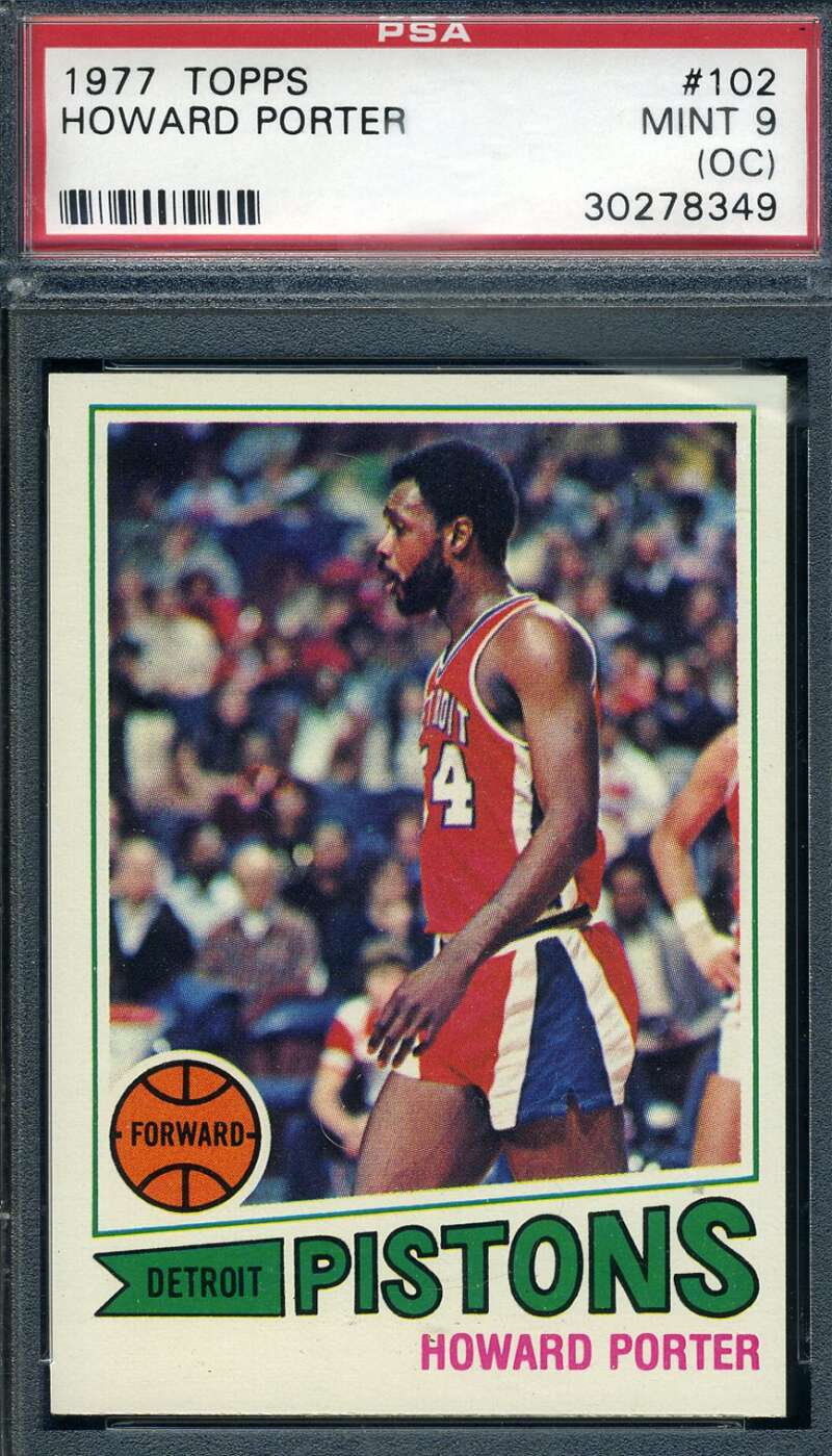 Howard Porter Psa Mint 9 1977 78 Topps