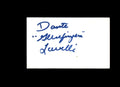 Dante Lavelli Hand Signed 3x5 Index Card Autograph NFL HOFer  Cleveland Browns