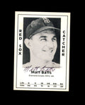 Matt Batts Hand Signed 1979 Diamond Greats Boston Red Sox Autograph