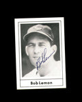 Bob Lemon Signed 1978 Grand Slam Cleveland Indians Autograph