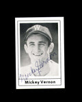 Mickey Vernon Hand Signed 1978 Grand Slam Washington Senators Autograph