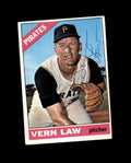 Vern Law Hand Signed 1966 Topps Pittsburgh Pirates Autograph