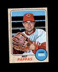 Milt Pappas Hand Signed 1968 Topps Cincinnati Reds Autograph