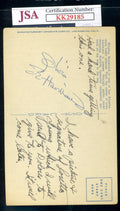 Olivia DeHavilland JSA Coa Signed Vintage Postcard Autograph