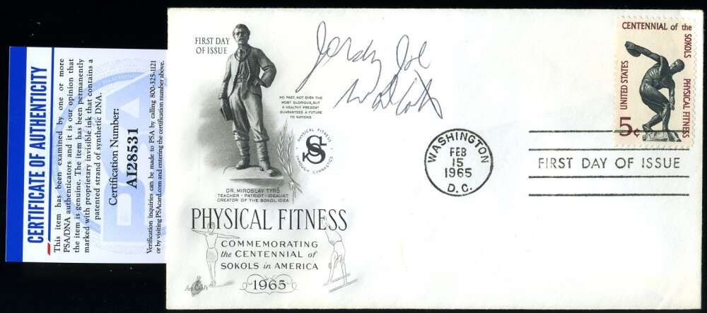 Jersey Joe Walcott PSA DNA Coa  Signed 1965 FDC Cache Autograph