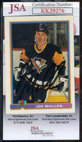 Joe Mullen JSA Coa Hand Signed 1991 Bowman Autograph