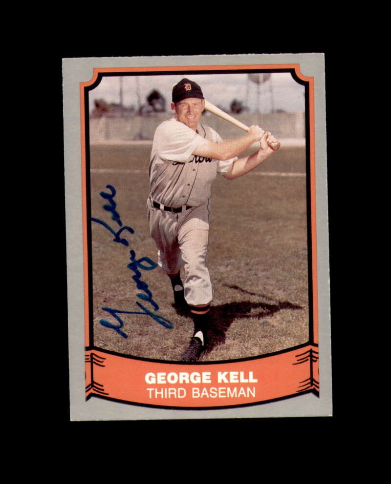 George Kell Hand Signed 1988 Pacific Baseball Legends Detriot Tigers Autograph