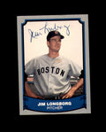 Jim Longborg Hand Signed 1988 Pacific Baseball Legends Boston Red Sox Autograph