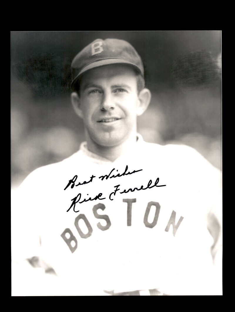 Rick Ferrell Hand Signed 8x10 Photo Autographed Boston Red Sox