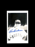 Lou Boudreau Hand Signed Red Sox Postcard  Autograph