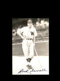 Rick Ferrell Hand Signed Washington Senators Postcard  Autograph