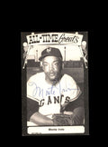 Monte Irvin Hand Signed 1975 TCMA Postcard  Autograph