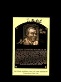 Lee MacPhail Hand Signed Gold Hall Of Fame Plaque Postcard  Autograph