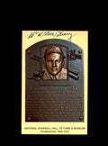 Bill Terry Hand Signed Gold Hall Of Fame Plaque Postcard  Autograph