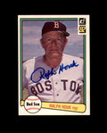 Ralph Houk Hand Signed 1982 Donruss Boston Red Sox Autograph