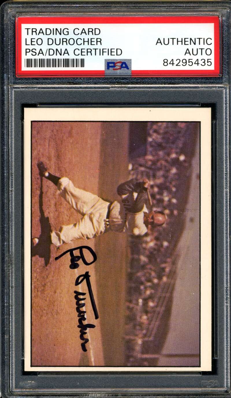 Leo Durocher Signed PSA DNA Coa 1979 TCMA Autograph