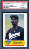 Michael Jordan Psa Mint 9 1994 Fleer ProCards