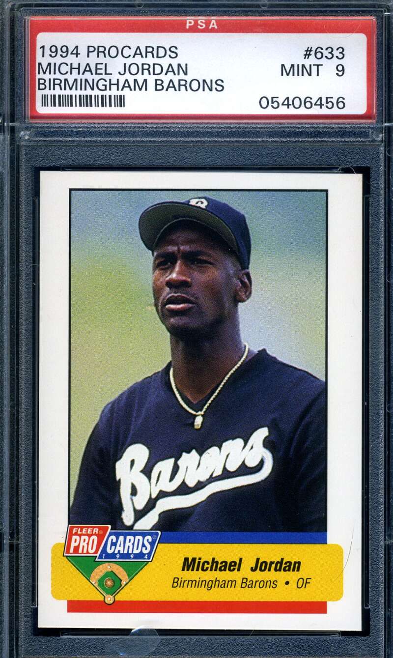 Michael Jordan Psa Mint 9 1994 Fleer ProCards