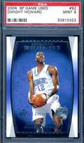 Dwight Howard Psa Mint 9 2004 SP Game Used Rookie /999