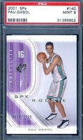 Pau Gasol Psa Mint 9 2001 SPX Rookie 2