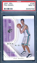 Pau Gasol Psa Mint 9 2001 SPX Rookie 3