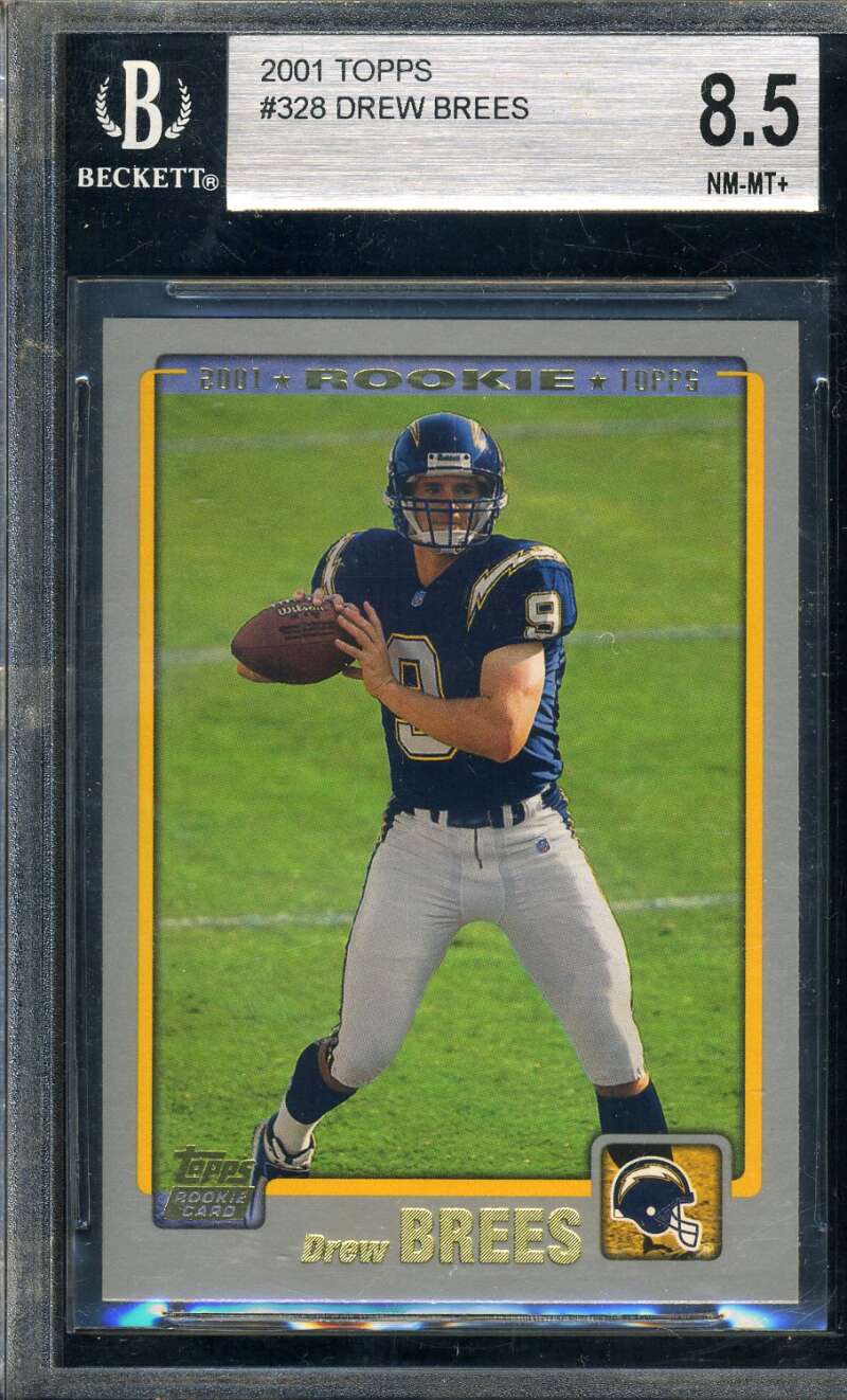 Drew Brees BAS 8.5 2001 Topps Rookie