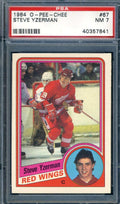Steve Yzerman PSA NM 7 1984 OPC Rookie