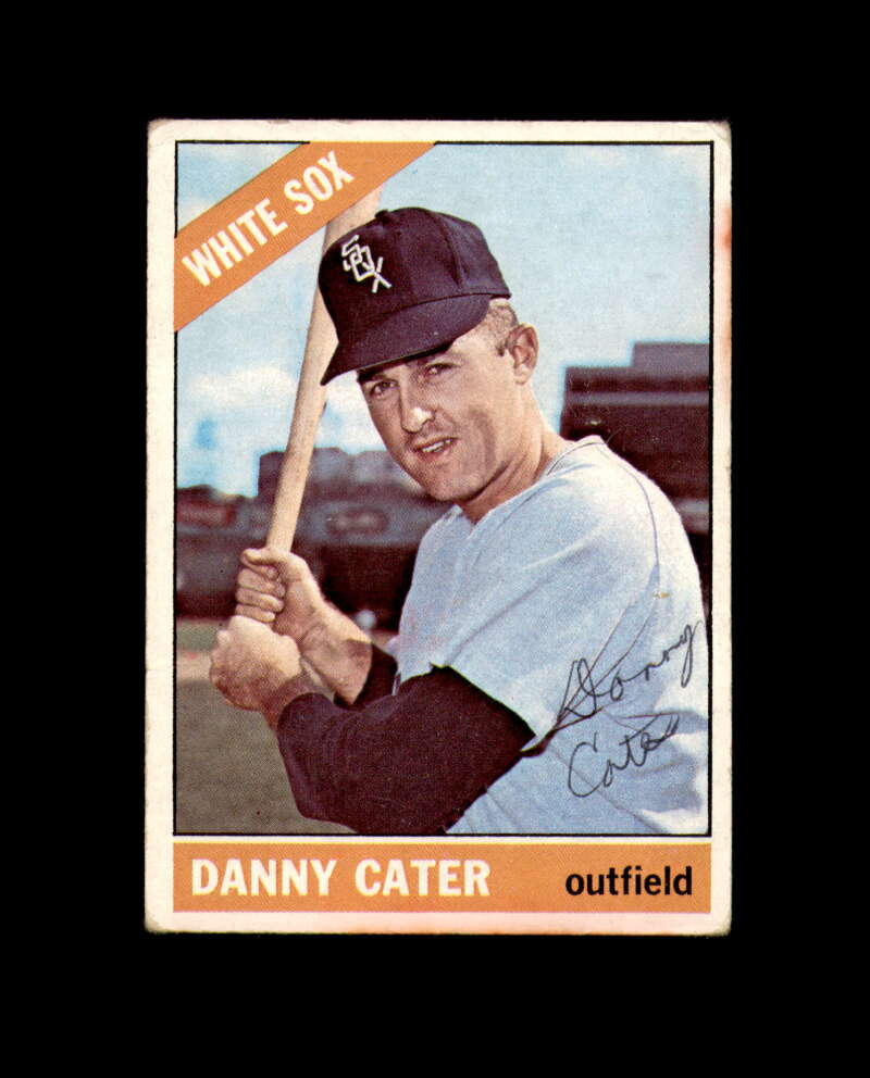 Danny Cater Hand Signed 1966 Topps Chicago White Sox Autograph