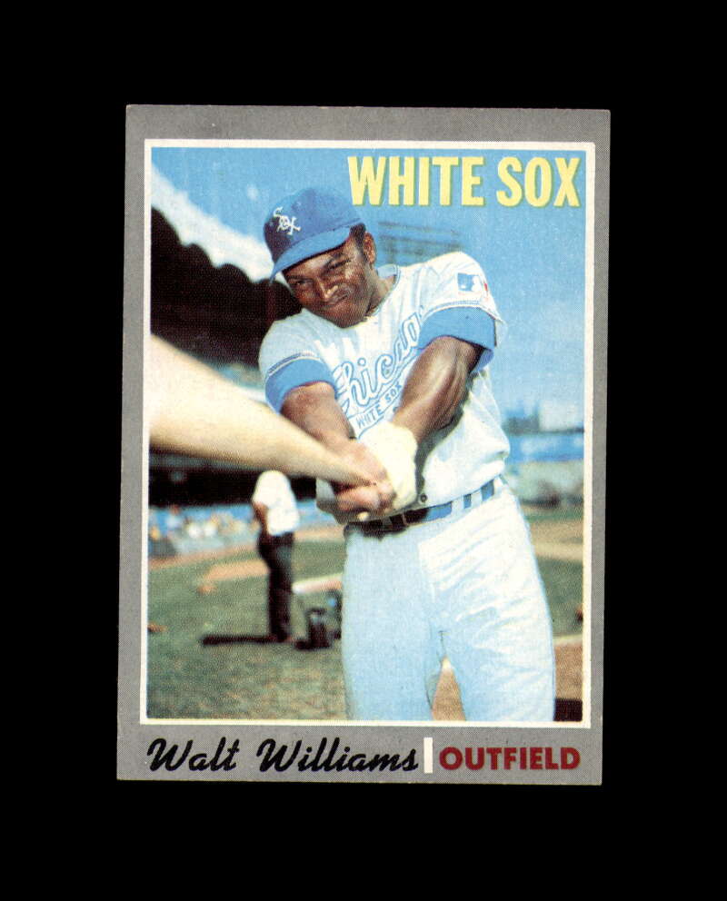 Walt Williams Hand Signed 1970 Topps Chicago White Sox Autograph
