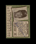 John Morris Hand Signed 1971 Topps Milwaukee Brewers Autograph
