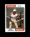 Sonny Jackson Hand Signed 1974 Topps Atlanta Braves Autograph