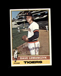 Dave Lemanczyk Signed 1976 Topps Detroit Tigers Autograph