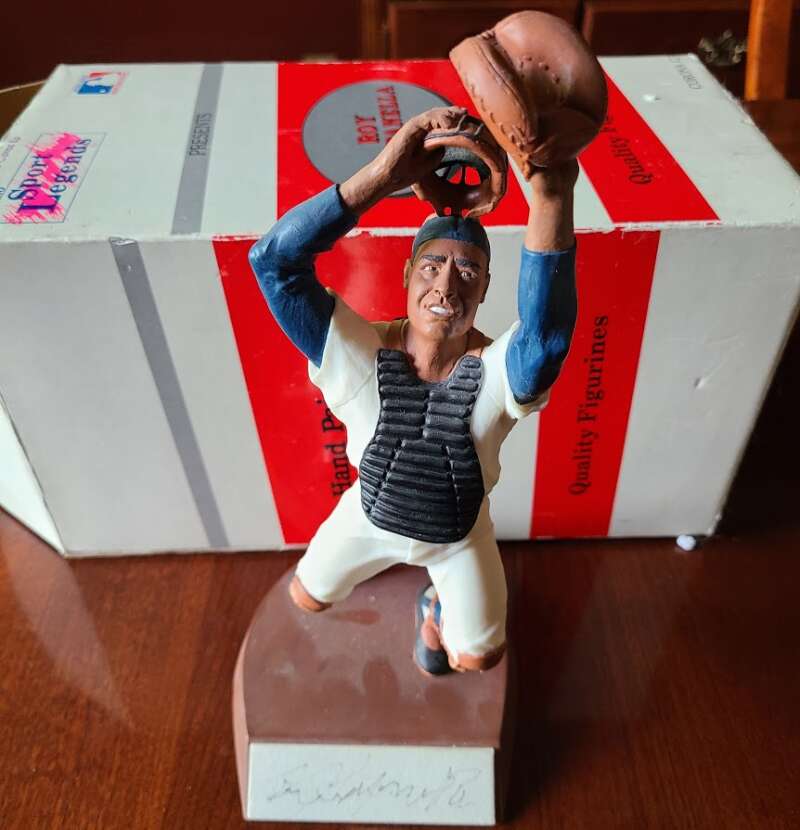 Roy Campanella JSA Cert Signed Salvino Statue  Autograph