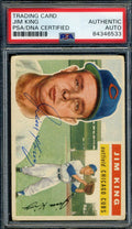Jim King PSA DNA Cert Signed 1956 Topps Autograph