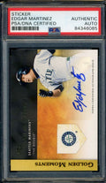 Edgar Martinez PSA DNA Coa Signed 2012 Topps Golden Moments Autograph