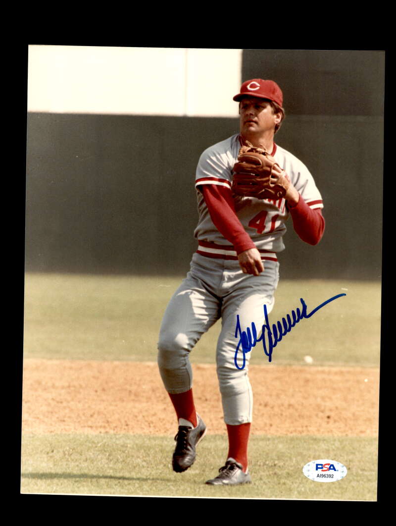 Tom Seaver PSA DNA Coa Signed 8x10 Reds Photo Autograph