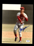 Tom Seaver PSA DNA Coa Signed 8x10 Reds Photo Autograph