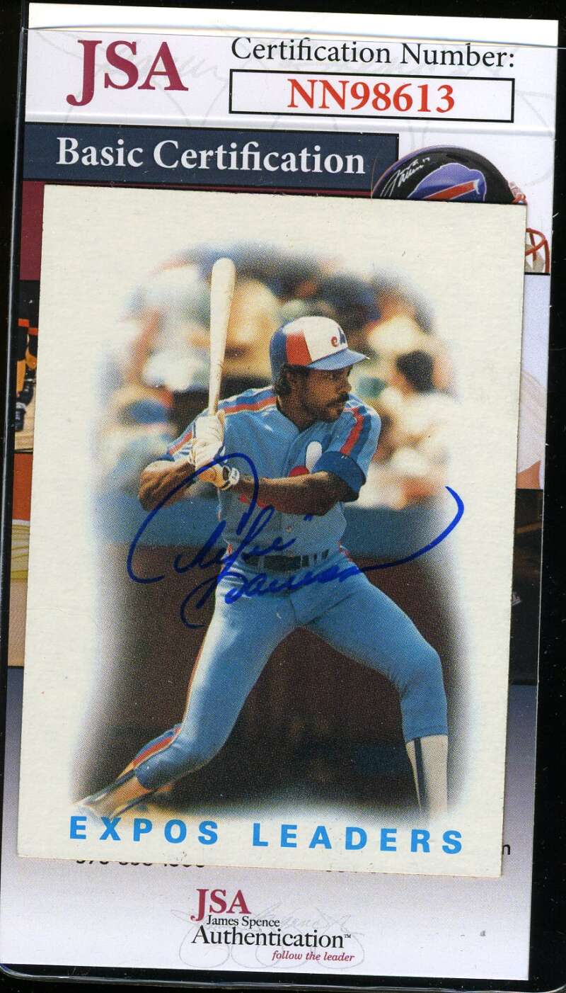Andre Dawson JSA Coa Autograph 1986 Topps Hand Signed