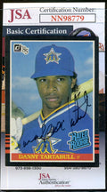 Danny Tartabull JSA Coa Autograph 1985 Donruss Rookie Hand Signed