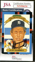 Alan Trammell JSA Coa Autograph 1987 Donruss Diamond King Hand Signed