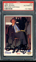 Bert Sugar PSA DNA Signed 1991 Kayo Boxing Autograph
