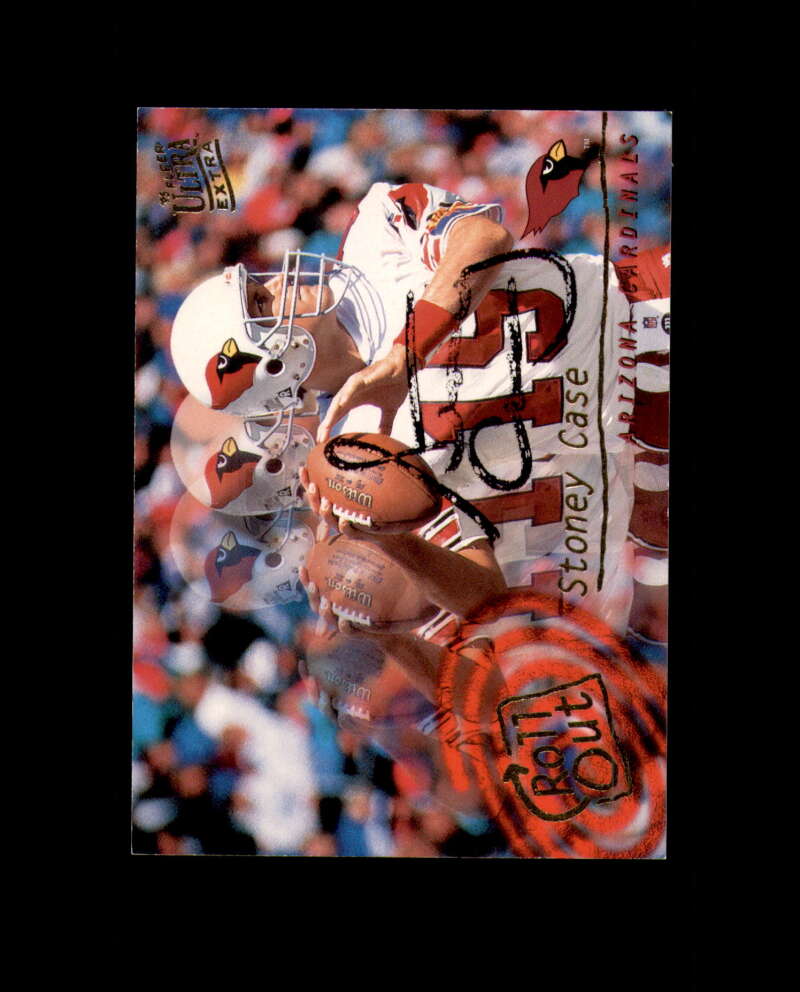 Stoney Case Hand Signed 1995 Fleer Ultra Extra Arizona Cardinals Autograph