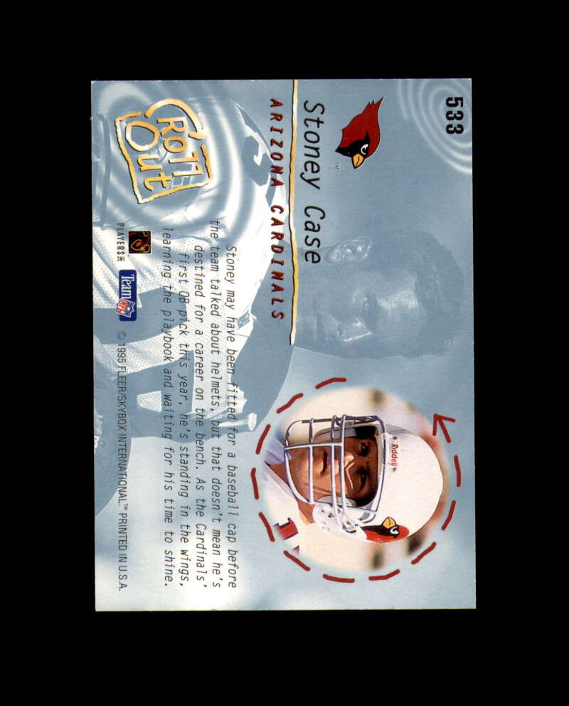 Stoney Case Hand Signed 1995 Fleer Ultra Extra Arizona Cardinals Autograph