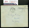 Grace Coolidge JSA Coa Hand Signed Free Frank Rnvelope Autograph