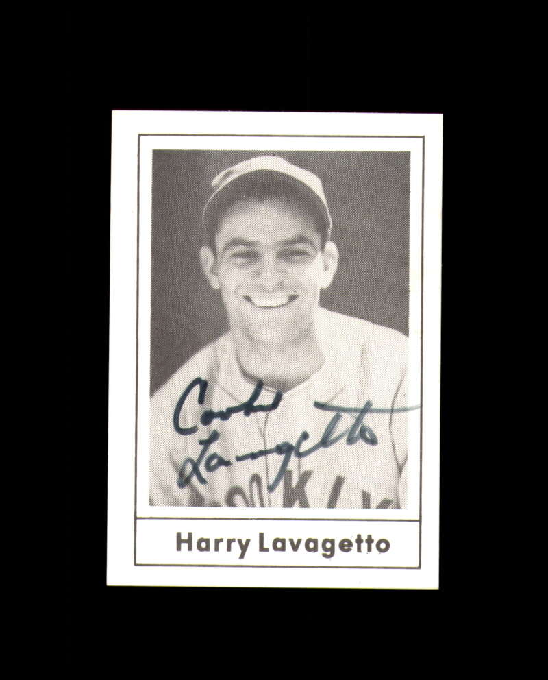 Harry Lavagetto Hand Signed 1978 Grand Slam Brooklyn Dodgers Autograph