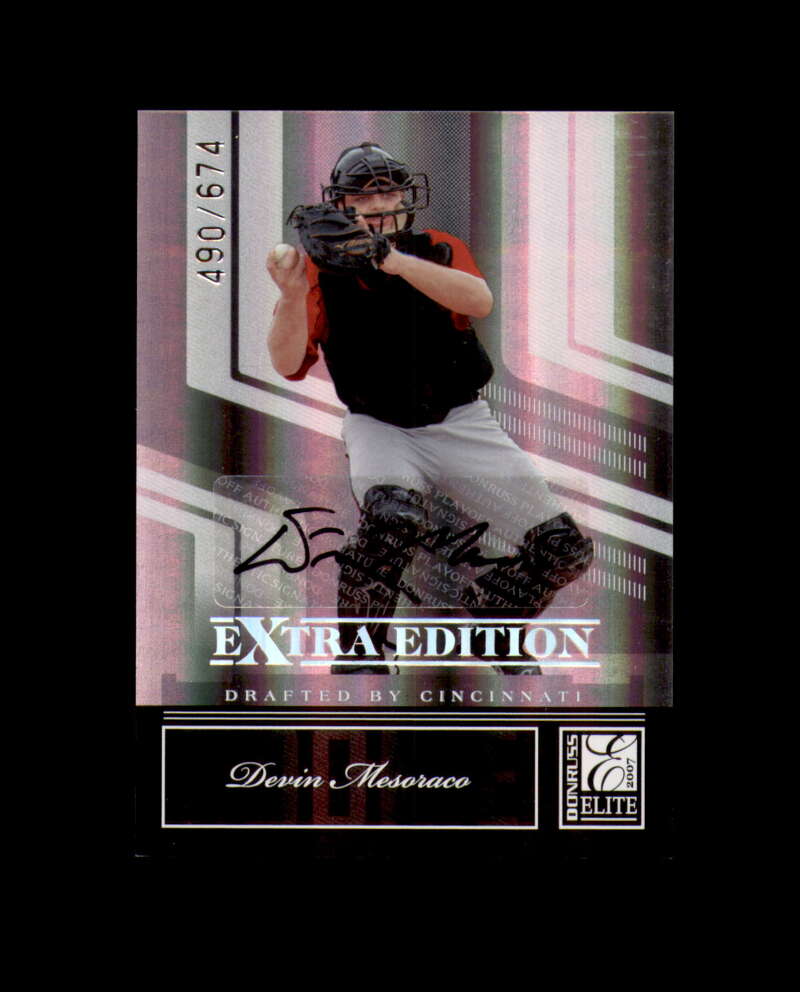 Devin Mesoraco 2007 Donruss Elite Extra Edition Autograph Reds